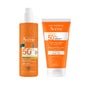 Avène Pack Crema SPF50+ Sin Perfume 50ml + Spray Familia SPF50+ 400ml