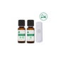 Voshuiles Mon Petit Kit « Bureau » 2 Huiles Essentielles & 1 Mini Diffuseur Usb