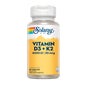 Solaray Vitamine D3 + K2 60 Capsules