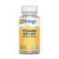 Solaray Vitamine D3 + K2 60 Capsules