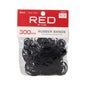 Red By Kiss Rubber Bands Black Assorted Size 300uts