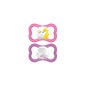 Mam Baby Sucette Air Night Silicone Pink +6M 2uds