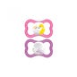 Mam Baby Sucette Air Night Silicone Pink +6M 2uds