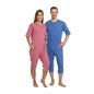 Aides pyjama dynamique à manches courtes couleur saumon Taille L