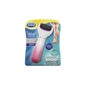 Fichier électronique Scholl en velours lisse avec rebord rose