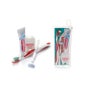 Foradent kit dentaire adulte 1 brosse à dents + dentifrice 25ml + fil dentaire 5m + 1 nettoie-langue