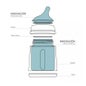 Suavinex Biberon Zéro Colico Slow Flow T-s 180ml