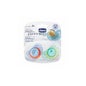Chicco™ chupete physio air azul azul caucho 12 meses + 2uds