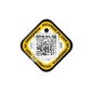 Silincode adhésif d'identification du casque QR 1 pc