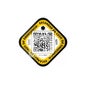 Silincode adhésif d'identification du casque QR 1 pc
