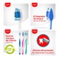 Colgate Zig Zag Brosse à Dents Moyenne 3uts