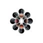 Comprelastic long stocking (A-F) lacet normal compression normale couleur noire T-3 1 pc