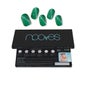 Nooves Feuille Ongles Jade Glass Premium Glam Cat Eye Vert 20uts