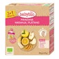 BabyBio Puré Manzana Naranja Plátano Bio 4x90g