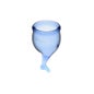Satisfyer Feel Secure Menstrual Cup Kit Bleu Intense 15+20ml