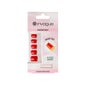 Invogue Coloured Nails Square Bright Red 24uts