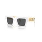 Versace Lunettes de Soleil Ve4431 50 Dark Grey & White 1ut