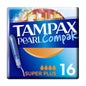 Tampax Pearl Compak Super Plus Tampons 16 pièces
