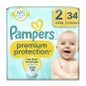 Pampers Premium Protection Taille 2 4-8kg 34 Unités