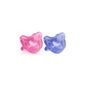Chicco All Silicone Sucette rose/violet +12m, 2 Unds