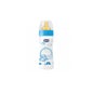 Bouteille en Silicone 250ml Bleu Moyen Débit 2m+