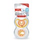 Nuk Space Sucette León Soleil 6-18 Silicone 2uts