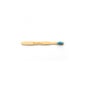 Brosse à dents pour enfants en bambou bleu ultra doux