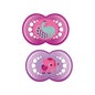 Mam Baby Soother Original Silicone + 6 M Pink Double Pack