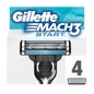 Gillette Mach3 Start Recharge 4 pcs