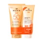 Nuxe Sun Lait Solaire Fondant SPF50 150ml + Shampooing Douche Après-Soleil 100ml