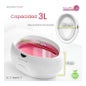 Boston Tech ParaffinLux Bain de Paraffine pour Mains 3L Rose Sans Cire