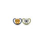 NUK Space Sucettes Silicone Hibou Panda 6-18 Mois 2 Unités