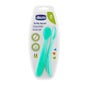 Chicco Cuillère Enfant Easy Training Silicone Bleu +6m 2u