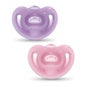 Sucette en silicone Nuk Sensitive 6 - 18M 2 pièces