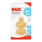 Nuk Latex mamelon taille 2 large bouche taille 2 l 2 trous 2 Unités