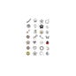 Bjt993 Boucles d'oreilles Crystalearc