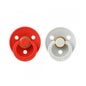 Bibs Sucettes Couleur Pomme d'Amour/Haze Taille 2 2uts