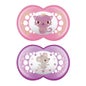 Mam Baby Sucette originale en silicone rose +16M 2uds