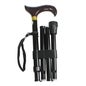 Identites Canne Pliante En Aluminium Noir 1ut