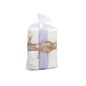 Kiokids Set Mousselines Lapins Lavande Blanc 70x70 cm