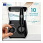 Aquapik100® Fil dentaire à eau Irrigateur dentaire 600 ml 10 niveaux Noir 1 ud
