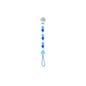 Chaîne perle bleue Heimess pour tétine 1 pc
