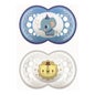 Sucette en silicone originale MAM 16+ M A Double Pack