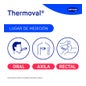 Thermoval Thermomètre numérique rapide 1pc