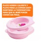 Chicco Coffret Alimentaire +6M Rose 4uts