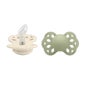 BIBS Infinity Pacifier Silicone Anatomical Ivory Sage 2 Unités