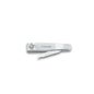 3 Claveles Coupe-ongles avec Lime Finition Chromée 8cm 1ut