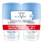 Vichy Déodorant Minéral Tolérance Optimale 48h Peau Sensible 2x50ml