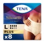 Tena Silhouette Crème Cintura Alta Talla L 8uds