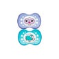 Dodie Dodie Duo Sucette Sans Anneau Silicone +18 mois Spécial Nuit Mouton Chouette Lot de 2